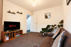 Posezení v ubytování Stylish Home From Home in Leeds