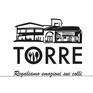 a black and white logo for a train station at Albergo Torre in Vicenza