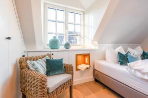 Ένα ή περισσότερα κρεβάτια σε δωμάτιο στο Haus Steghüs