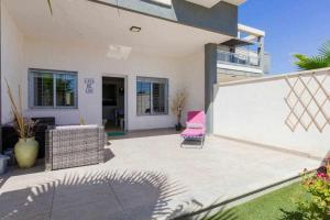 Zahrada ubytování Bungalow Pink garden - Winter by the Sea