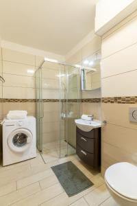 Kúpeľňa v ubytovaní Casa Luxury Wellness Apartman By BLTN