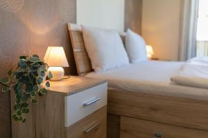 Posteľ alebo postele v izbe v ubytovaní Casa Luxury Wellness Apartman By BLTN