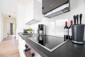 Dapur atau dapur kecil di Villa "Zweite Heimat - Exklusive Penthouse No 3