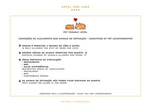 Certifikát, hodnocení, plakát nebo jiný dokument vystavený v ubytování Hotel Sao Jose