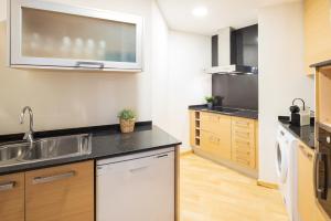Kuchyň nebo kuchyňský kout v ubytování Lucas House Apartments by Sitges Group