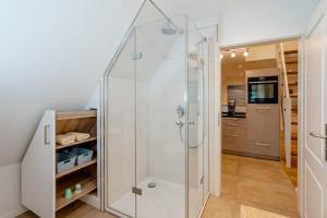 Kuchyň nebo kuchyňský kout v ubytování Ferienwohnung Käthe