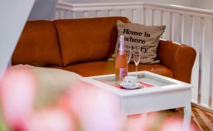 Posezení v ubytování Ferienwohnung Käthe