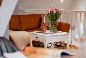 Posezení v ubytování Ferienwohnung Käthe