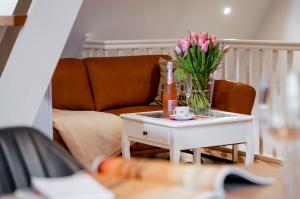 Posezení v ubytování Ferienwohnung Käthe