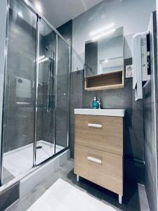 Kúpeľňa v ubytovaní Joli T2 centre-ville, calme et lumineux côté cour