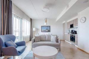 Khu vực ghế ngồi tại Holiday Club Turun Caribia Superior Apartments