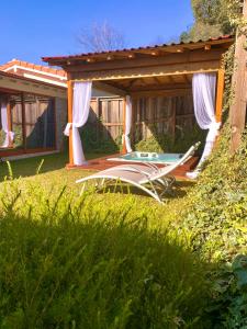 Um jardim em Villa Margaridi