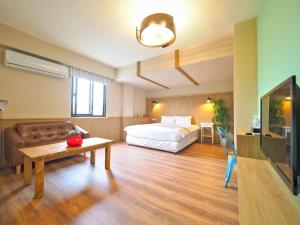 Postel nebo postele na pokoji v ubytování Hejia B&B
