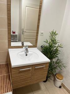 Kúpeľňa v ubytovaní Le gîte de Marc - Parking privé gratuit + terrasse