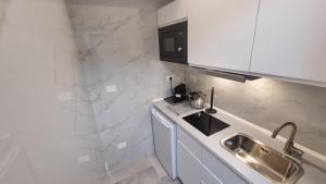 Kuchyň nebo kuchyňský kout v ubytování Casa Storica Piazza 5 Giornate