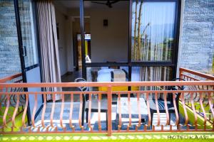 Uma varanda ou terraço em Hotel Kaavi