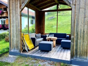 Istumisnurk majutusasutuses Appartements Luttinger