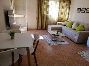 A seating area at Standart apartment