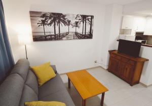 Kuchyň nebo kuchyňský kout v ubytování Apartamento Cumbremar superior Orange Costa