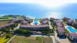 an aerial view of a resort by the water at KALIAKRIA RESORT AP. 95 in Topola