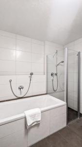 Koupelna v ubytování Ferienwohnung Landliebe + 15 fotografií