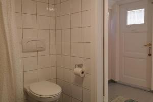 Ett badrum på Tranøy Fyr