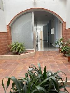 Fasada lub wejście do obiektu Acogedor apartamento en centro histórico Malaga