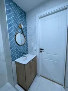 Ett badrum på Tbilisi appartement