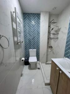 Ett badrum på Tbilisi appartement