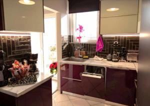 Kuchyň nebo kuchyňský kout v ubytování "Elegance" Central Luxury Apartment Piraeus