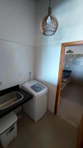 A bathroom at Aldeia Biribiri - Pousada