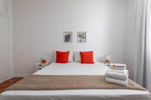 Cama o camas de una habitación en Maravilha em Copacabana - 3 Quartos - ML301