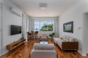 Zona de estar de Maravilha em Copacabana - 3 Quartos - ML301