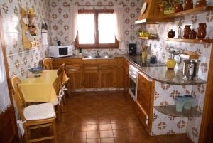 Η κουζίνα ή μικρή κουζίνα στο Villa Ponderosa