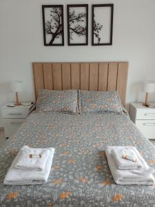 Llit o llits en una habitació de Alojamientos Litoral - 3A
