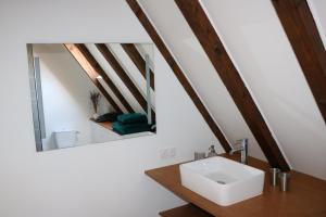 Koupelna v ubytování Oltarcie - Maison d'hôte avec piscine + 21 fotografií