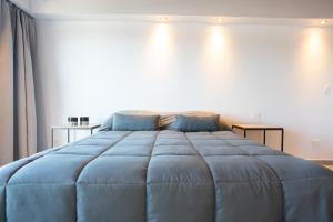 Portales de la Patagonia Apartments客房内的一张或多张床位