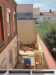 Балкон или терраса в B & B Les Secrets des Loges