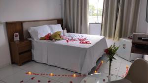 Кровать или кровати в номере Pousada Marihá
