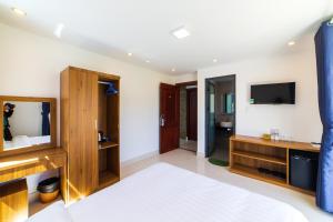 Voodi või voodid majutusasutuse Đà Lạt Cao Nguyên Hotel toas