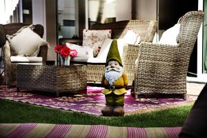 Posezení v ubytování D-Place Hotel & Suite