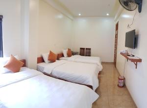 Voodi või voodid majutusasutuse Sun Hà Giang Hotel toas