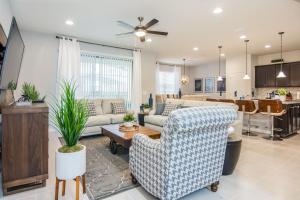 Χώρος καθιστικού στο Lily Garden