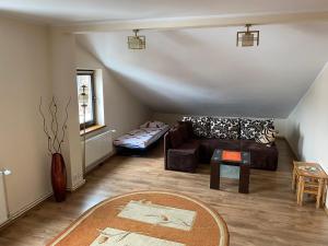 Posedenie v ubytovaní Apartament Polański z tarasem na dachu
