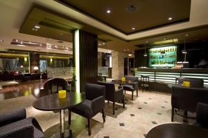 Uma área de estar em Imago Hotel & Spa