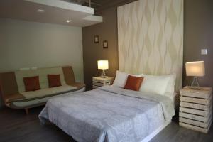 Katil atau katil-katil dalam bilik di Le Gite du Bonheur Guest House & Car Rental