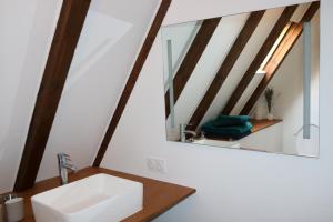 Koupelna v ubytování Oltarcie - Maison d'hôte avec piscine