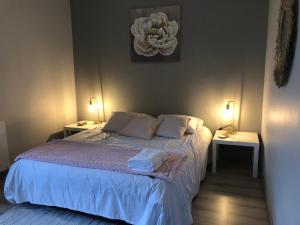 Posteľ alebo postele v izbe v ubytovaní Bel appartement spacieux et lumineux hyper centre Blois