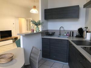 Kuchyňa alebo kuchynka v ubytovaní Bel appartement spacieux et lumineux hyper centre Blois