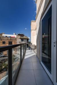 Balkón nebo terasa v ubytování Talbot & Bons Studio Flat